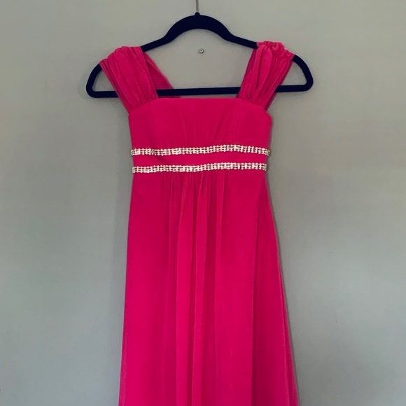 Alfred Angelo Pink Kids Gown - Picture 1 of 4